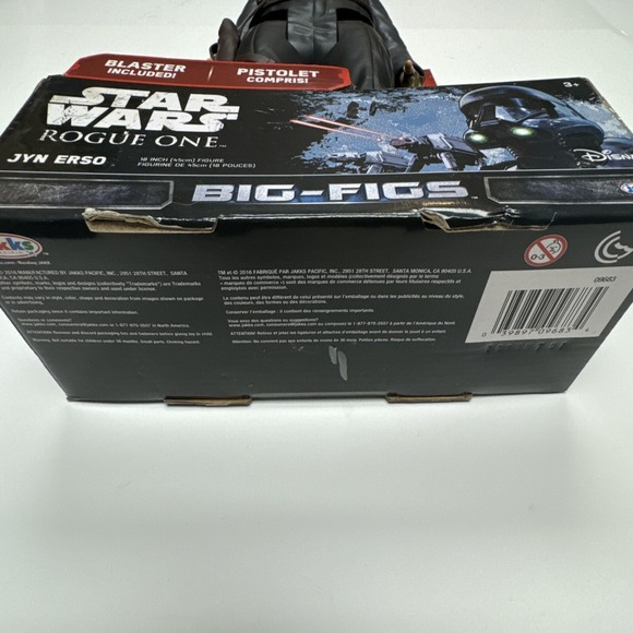 Jakks Star Wars Big-Figs Jyn Erso Rogue One W/ Blaster 18" Action Figure - Picture 2 of 3